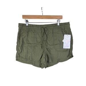 New Harmony + Havoc Elastic Waist Shorts‎ size XL Green